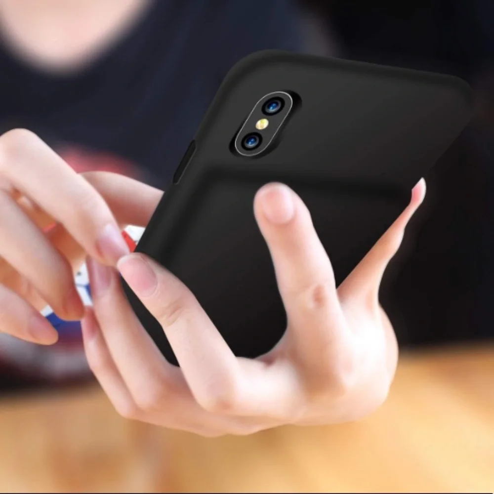 iPhone Xs Max 5000mAh Smart Charging Case Portable Rechargeable Battery Pack
